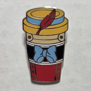 Disney Pinocchio Character Coffee Cup Pin